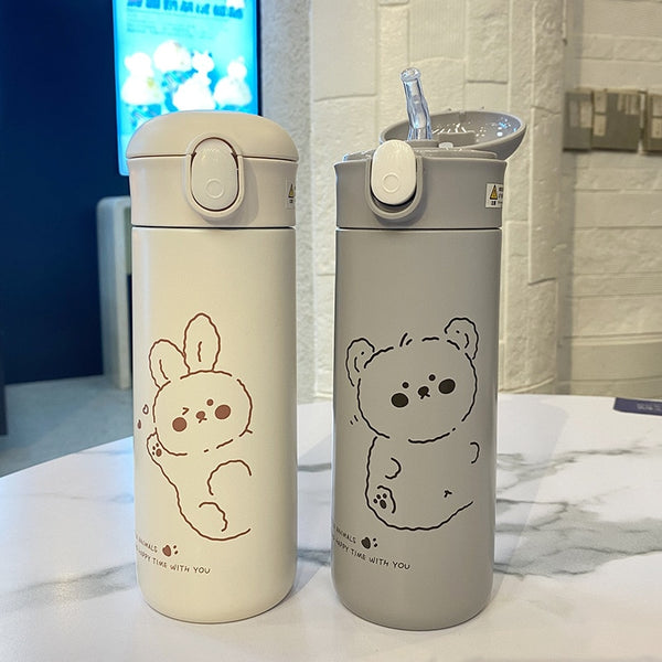 460ml Cartoon Stainless Steel Vacuum Flask