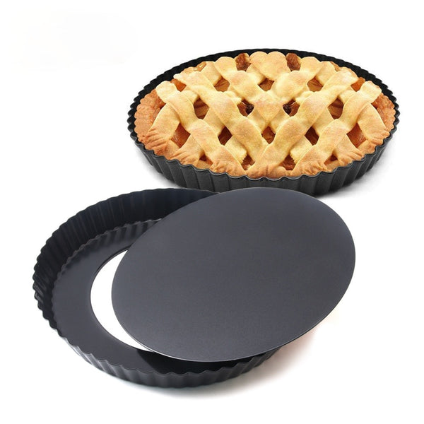 Black non-stick pizza  pie pan