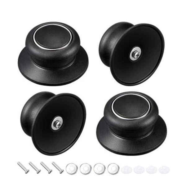 4pcs Universal Pot Pan Lid Top Replacement Knob Kitchen Silicone Glass Saucepan Casserole Kettle Cover Holding Handle