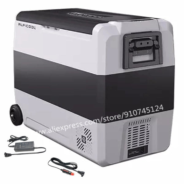 Car Refrigerator Mini Portable Compressor Deep Freezer 36/50/60L Dual Zone Fridge Auto AC DC12/24V Camping Outdoor Travel Home