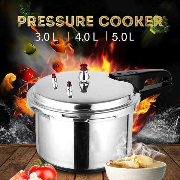 GEMITTO Kitchen High Pressure Cooker Cookware Soup Meat pot for Gas Stove/Induction Cooker Outdoor Camping Cook Tool Steamer