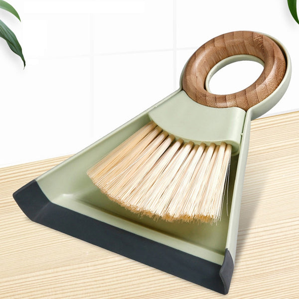 Desktop Cleaning Broom Dustpan Set Mini Handy Dust Cleaning Sweeping Brush Dustpan for Table Desk Keyboard