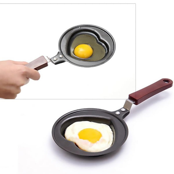 Mini Cute Shaped Egg Frying Pans Nonstick Stainless Steel Omelette Breakfast Pancake Egg Mould Pans Cooking Tools