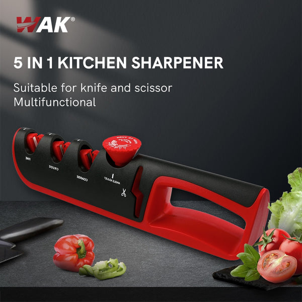 WAK Knife Sharpener 5 in 1