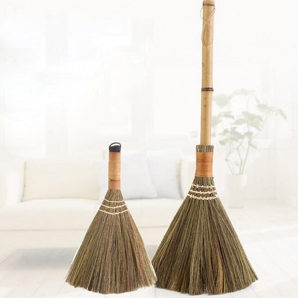 Wood Floor Sweeping Broom Soft Hair Fur Household Floor Cleaning Tools Manual Archaize Broom Sweeper