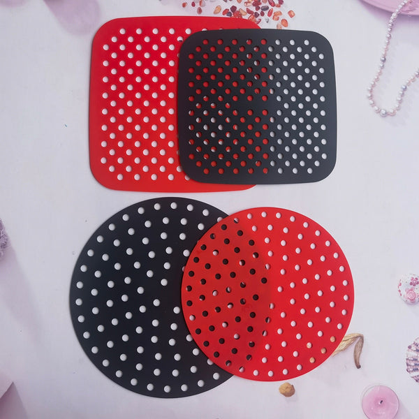 Air Fryer Silicone Mat Kitchen Accessories Non-stick Baking Mat Pastry Tools Accessories Bakeware Oil Mats Cake Grilled Saucer