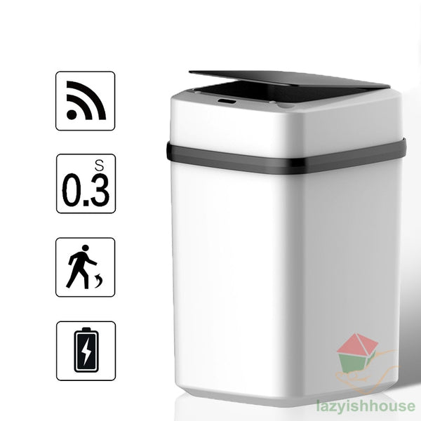 kitchen trash bin 15L bathroom touch trash can in the toilet smart garbage bucket waste bins dustbin smart trash can kitchen