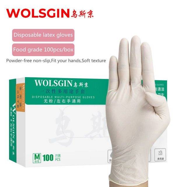 Disposable gloves housework kitchen laundry waterproof latex rubber inspection laboratory thickened cooking gloves