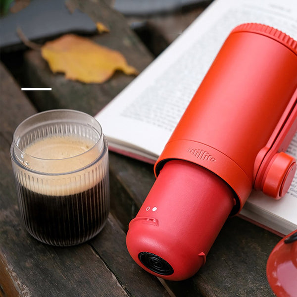 USB Portable Electric Espresso Coffee Machine Pot for Coffee Capsule & Coffee Beans Ground Powder for Car Travel