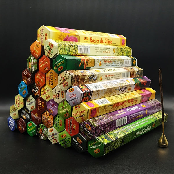 T 56 Fragrances India Incense Stick Handmade Aromatherapy Sticks 20 Sticks Per Box Sandalwood Lavender Meditation Incenses