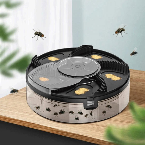 Flies Killer Fly Trap Insect Pest Catcher Electric Killer Pest Reject Control Repeller Indoor Outdoor USB Automatic Flycatcher W