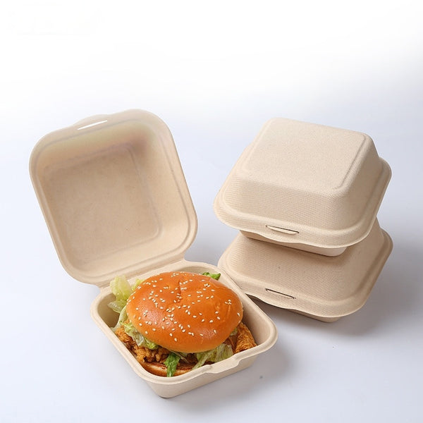 20/30/50pcs Disposable Eco-Friendly Bento Box Meal Storage Food Prep Lunch Box Fruit Salad Hamburger Cake Packaging Box Writable