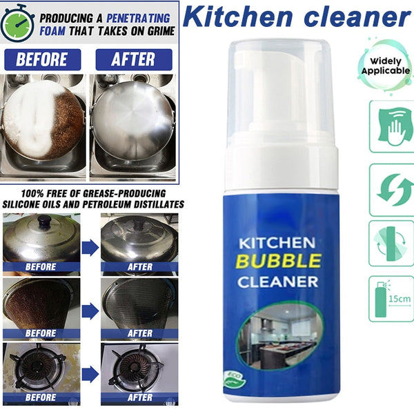 Kitchen Grease Cleaner Rust/Stain Remover Magic Degreaser Easy Cleaning Spray Foam Cleaner Bathroom Cleaning Products 30/100ml